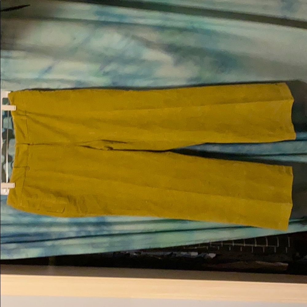 80’s Green velvet pants